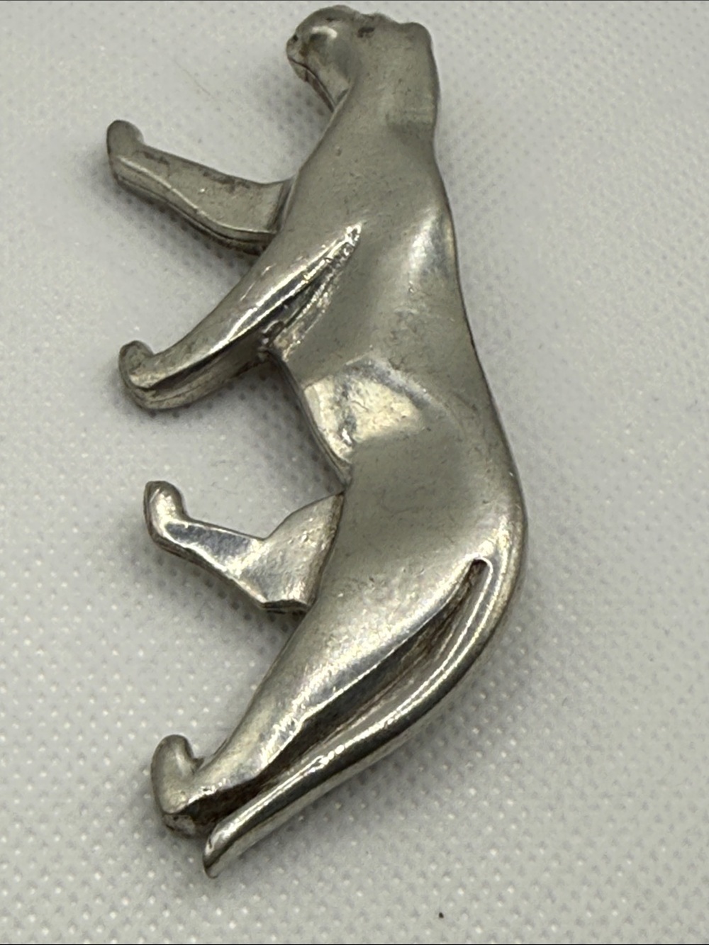 Vintage Made in England Silver Tone Panther Brooch Pin rare find - Picture 10 of 15